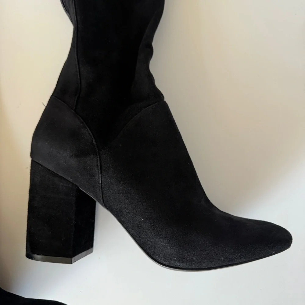 COLE HAAN | Darcia Over-the-Knee Black Suede Boot